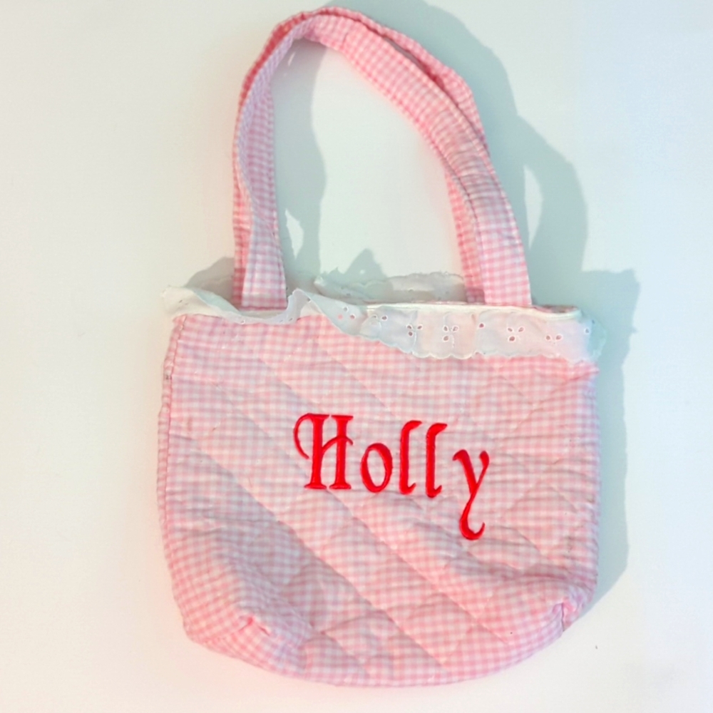 Monogrammed Little Girls Purse